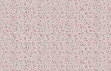 Серо-розовые обои Milassa Flos Flos 3 007